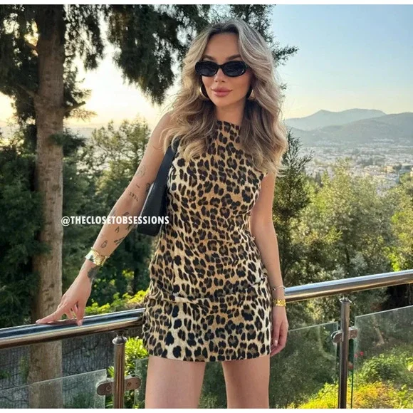 ZARA BLOGGER FAVE!!! A-Line Mini Dress NWT - Picture 5 of 16